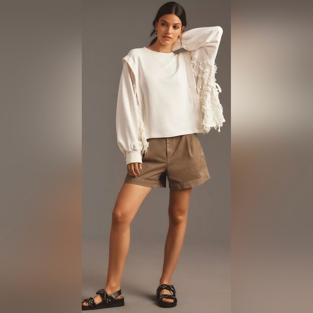 Anthropologie White Sweater Size "S"